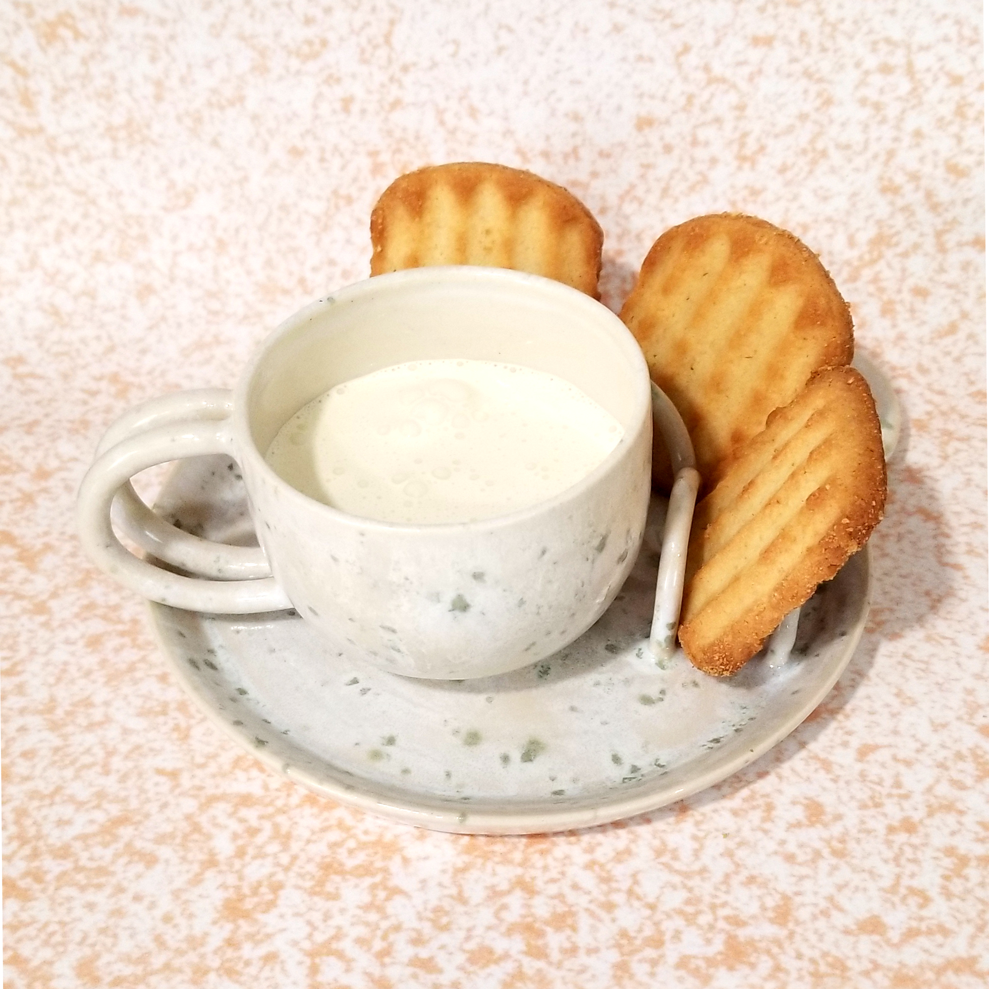 Sea Salt cookie tray set with cup